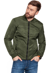 KURTKA WRANGLER STRAIGHT BOMBER DUSTY OLIVE W4743WT45