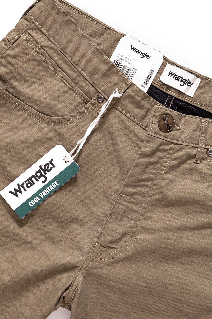 WRANGLER SPODNIE MĘSKIE ARIZONA SAFARI KHAKI W12OAN178