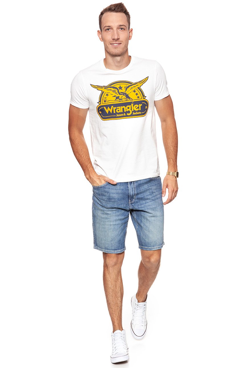 KRÓTKIE SPODENKI WRANGLER DENIM SHORT AIRY TINT W14CQA14Q