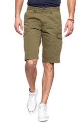 KRÓTKIE SPODENKI WRANGLER CARGO SHORT DUFFLEBAG GREEN W15DVD15U