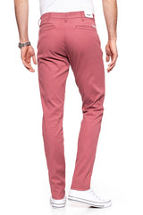 WRANGLER SPODNIE MĘSKIE CHINO BRICK RED W16LHE68G