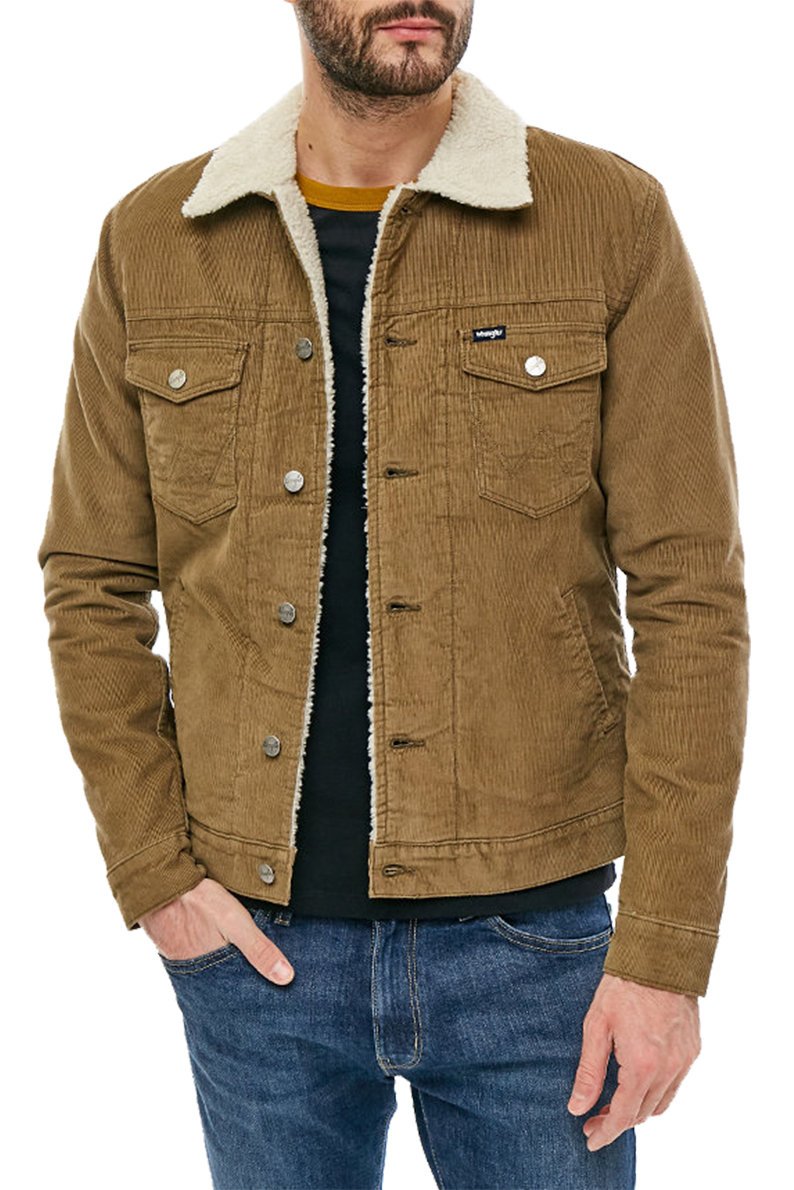 MĘSKA KURTKA ZIMOWA WRANGLER SHERPA JACKET TEAK W423UB455