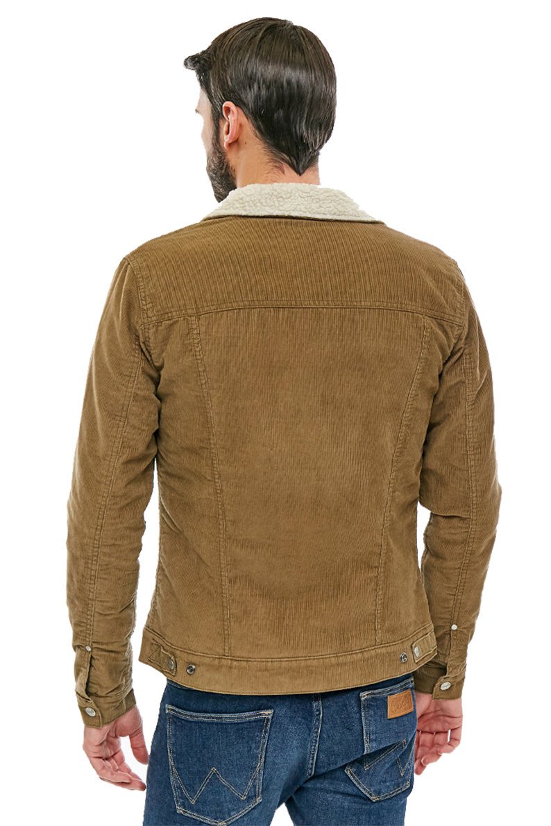 MĘSKA KURTKA ZIMOWA WRANGLER SHERPA JACKET TEAK W423UB455