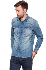 MUSTANG CLASSIC DENIM SHIRT DENIM BLUE 1006715 5000 423