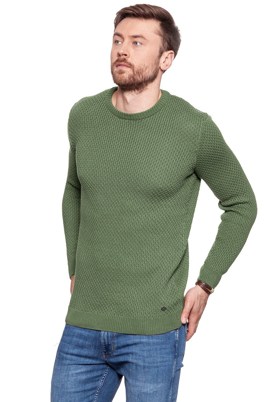 MĘSKI SWETER MUSTANG Structured Jumper 1007285 6422