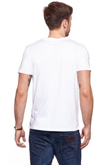 KOSZULKA WRANGLER LOGO TEE WHITE W7B62FQ12