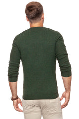 MĘSKI SWETER WRANGLER STRUCTURAL KNIT ROSIN GREEN W8627P1WY