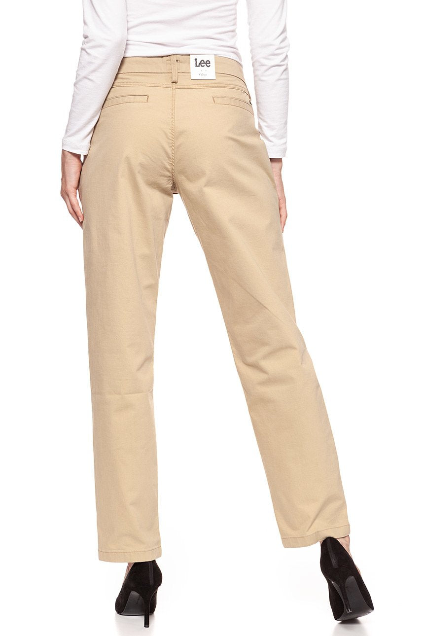 SPODNIE LEE DAMSKIE CHINO RELAXED L31MGK65