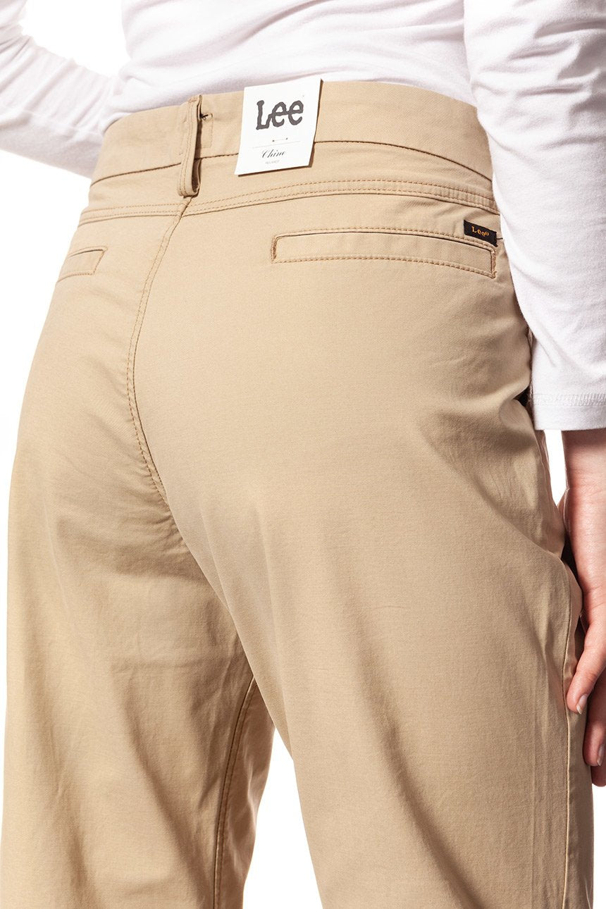 SPODNIE LEE DAMSKIE CHINO RELAXED L31MGK65