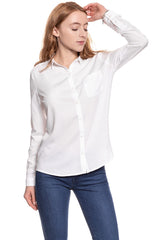 KOSZULA WRANGLER SOLID SHIRT WHITE W518RSE12