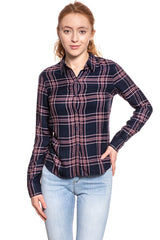 KOSZULA WRANGLER CHECK SHIRT NAVY W5230OL35