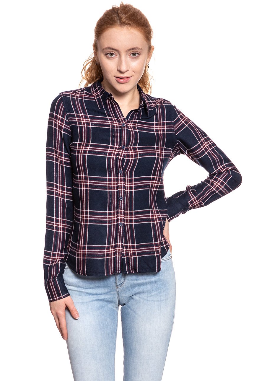 KOSZULA WRANGLER CHECK SHIRT NAVY W5230OL35