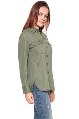 KOSZULA WRANGLER WORKWEAR SHIRT DUSTY OLIVE W5238SM45