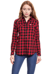 KOSZULA WRANGLER LS WESTERN SHIRT SCARLET RED W5240N6UU