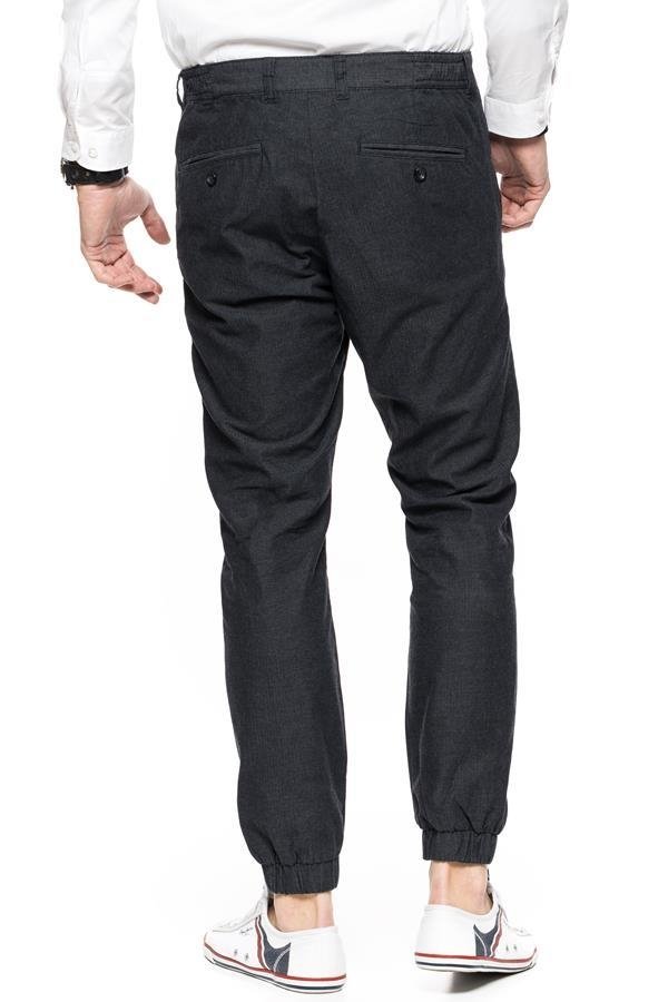 TOM TAILOR SPODNIE MĘSKIE VERNON TAPERED JOGGING PANTS BLACK