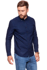 KOSZULA WRANGLER LS 1PKT BUTTON DOWN DARK INDIGO W5874BM1E