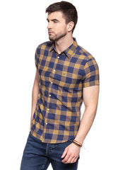 KOSZULA MĘSKA KRÓTKI RĘKAW WRANGLER SS 1PKT SHIRT PATRIOT BLUE W5881OR5H